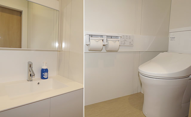 トイレ&パウダーコーナー